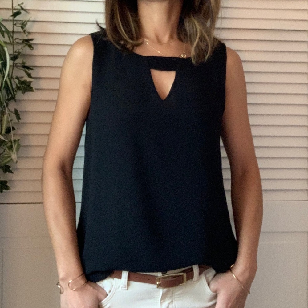 Naked Zebra V-Neck Blouse